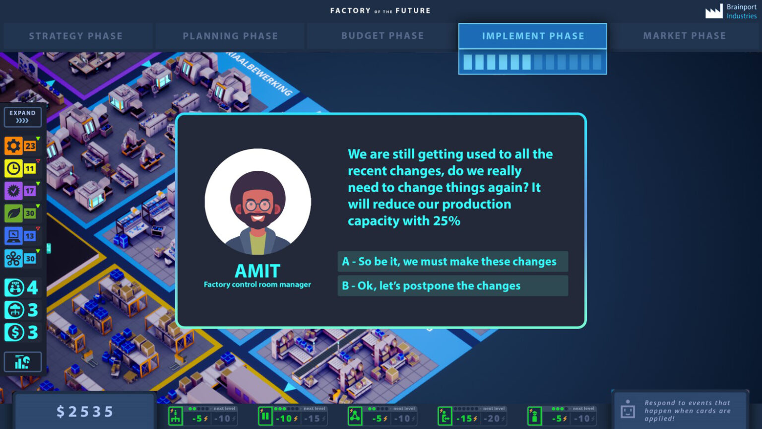 Factory of the Future - A serious game for transformation and change ...